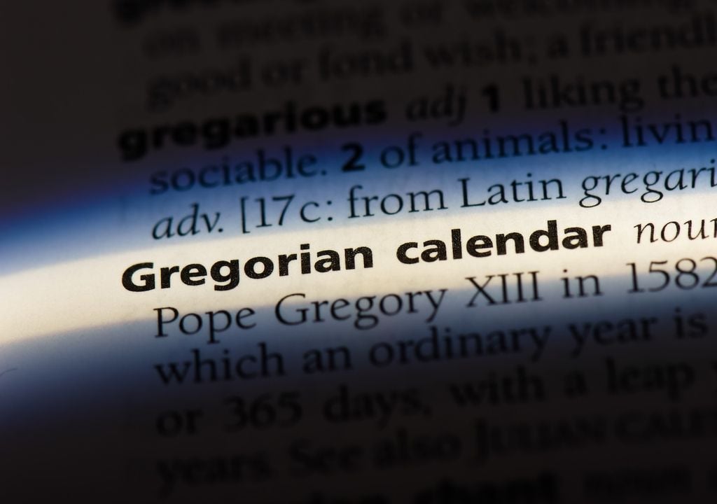 Calendario gregoriano Calendario gregoriano