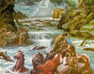 El diluvio universal en la mitología griega