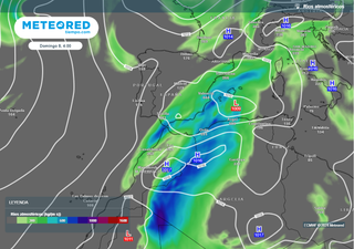 El domingo las lluvias de Baleares y Cataluña tendrán parte de la humedad tropical que ha dejado lluvias en el Sáhara