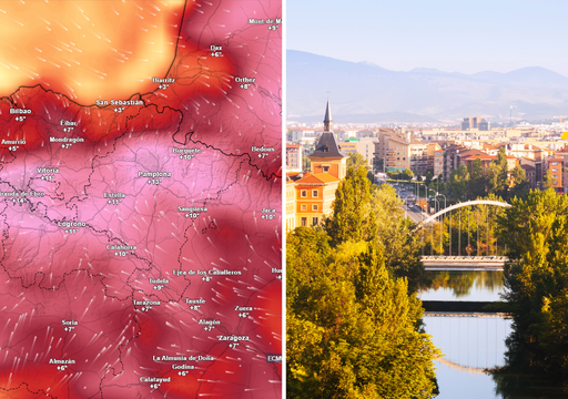 El domo de calor afectar&aacute; a Navarra durante siete d&iacute;as: Pamplona ma&ntilde;ana llegar&aacute; a los 40 &ordm;C
