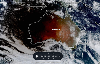 El eclipse solar híbrido ya está en marcha sobre el Índico y Australia