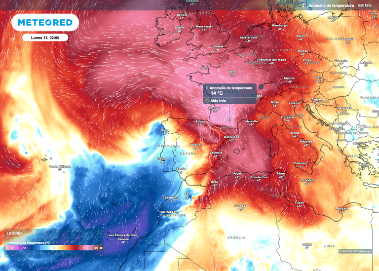 El ECMWF sobre la dana en Espa&ntilde;a: se descolgar&aacute; el viernes e inyectar&aacute; aire del coraz&oacute;n del Sahara