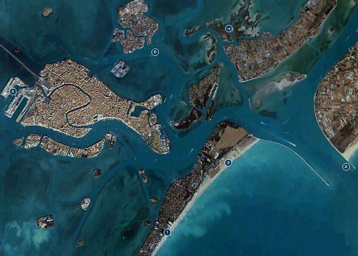 Imagen de la Gran Laguna en la que se localiza Venecia (Italia), el lugar donde se han realizado las observaciones de esta investigación.