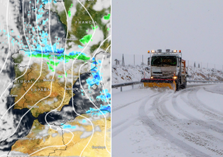 El 'efecto lago' está recargando las nubes que dejan lluvias y nevadas en el norte peninsular y Baleares