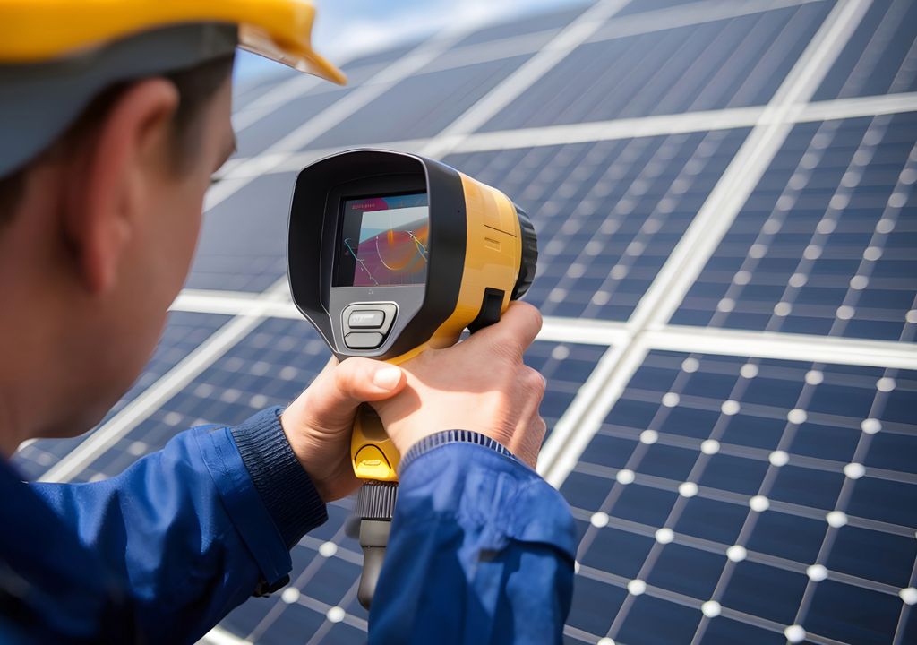 Temperatura en las placas solares Temperatura en las placas solares