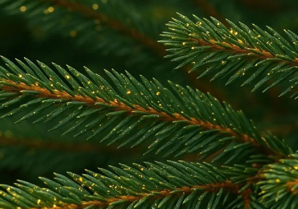 arbol oro finlandia abeto rojo nanoparticulas microorganismos