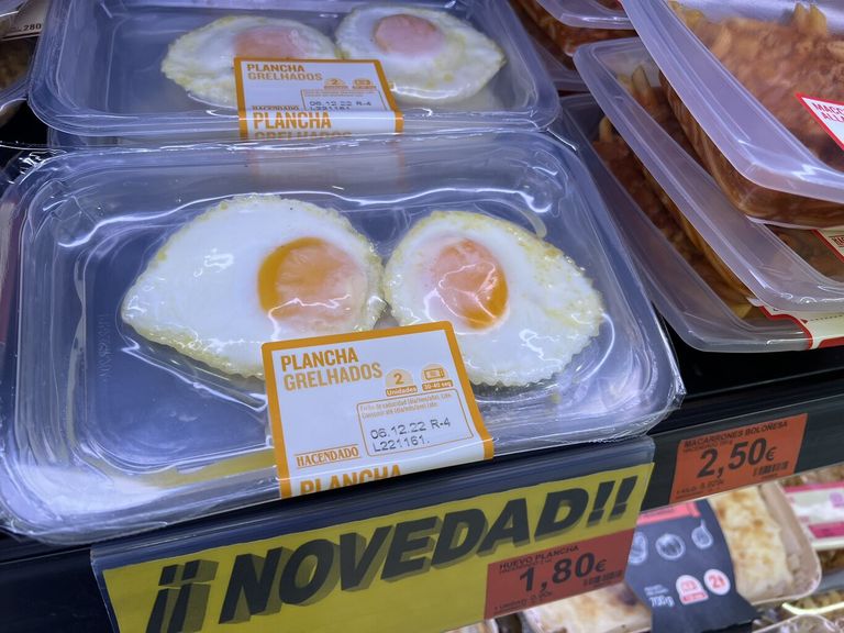 El envase de los huevos El envase de los huevos