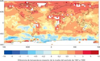 El estado del clima mundial en 2011-2015: cálido y errático