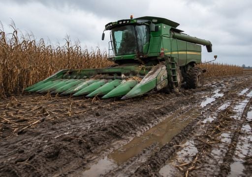 El exceso de agua frena la cosecha de ma&iacute;z y obliga a mover hacienda: el campo ya palpita la llegada de El Ni&ntilde;o