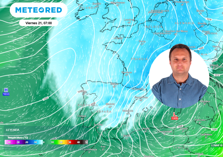 Lo que llega del Ártico: "hasta 50 cm de nieve y heladas intensas de -10 ºC", avisa el experto Samuel Biener