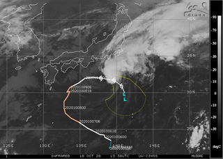 El extraño comportamiento de la tormenta tropical Chan-hom