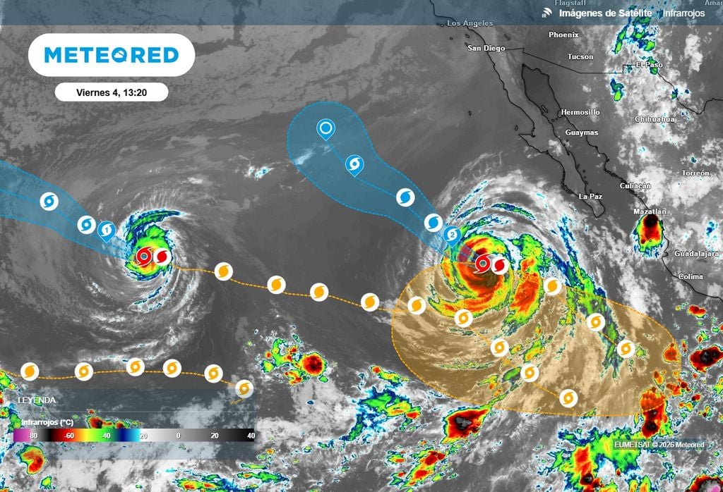 Marie parece dirigirse actualmente hacia el noroeste y es, en estos momentos, el huracán más cercano a América del Norte.
