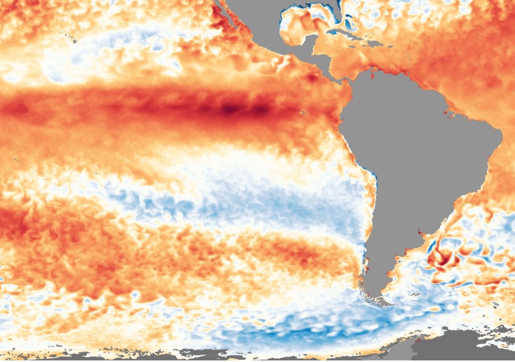 anomalía TSM NOAA