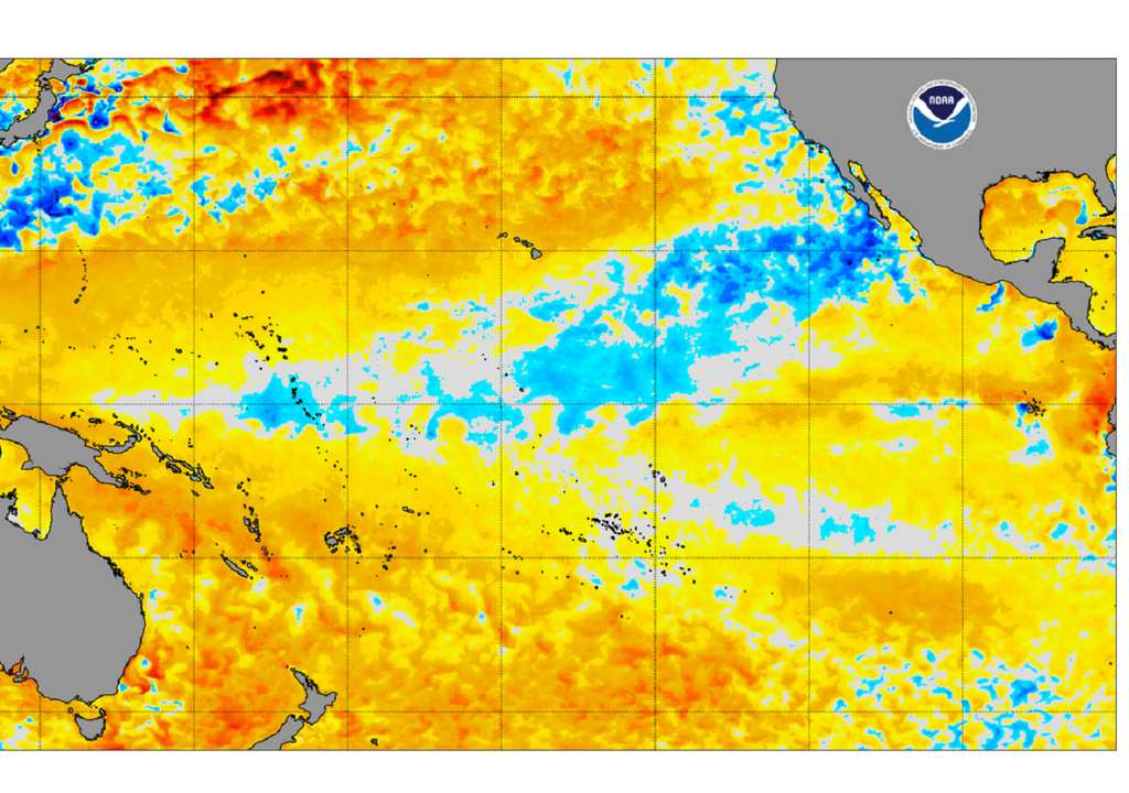 Anomalía de las temperaturas del Mar: ¡La Niña finalizó! Anomalía de las temperaturas del Mar: ¡La Niña finalizó!