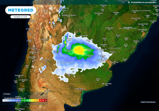 El fin de semana largo vuelven las lluvias a Argentina: estas son las provincias que recibirán más de 50 mm