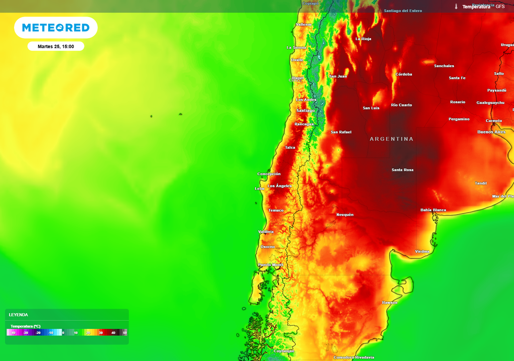 pronóstico de temperaturas