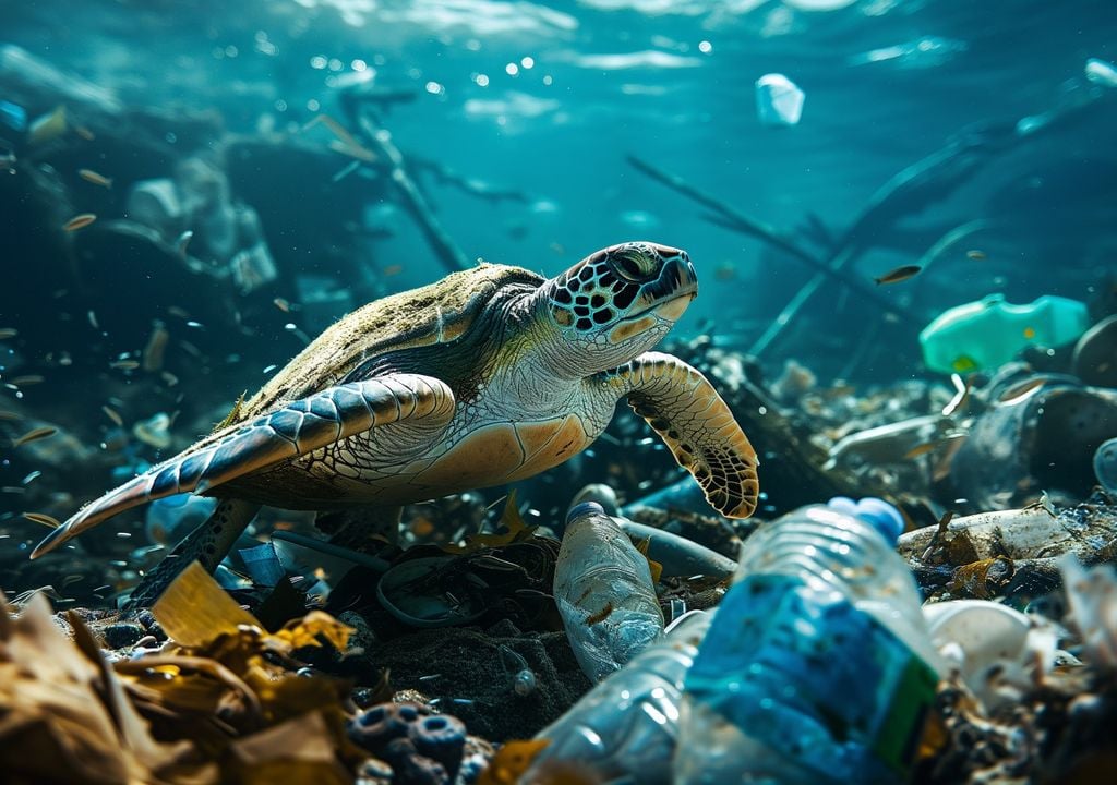 Plásticos océanos
