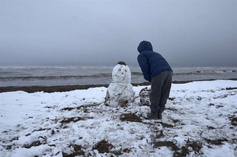 El frio del invierno y punto