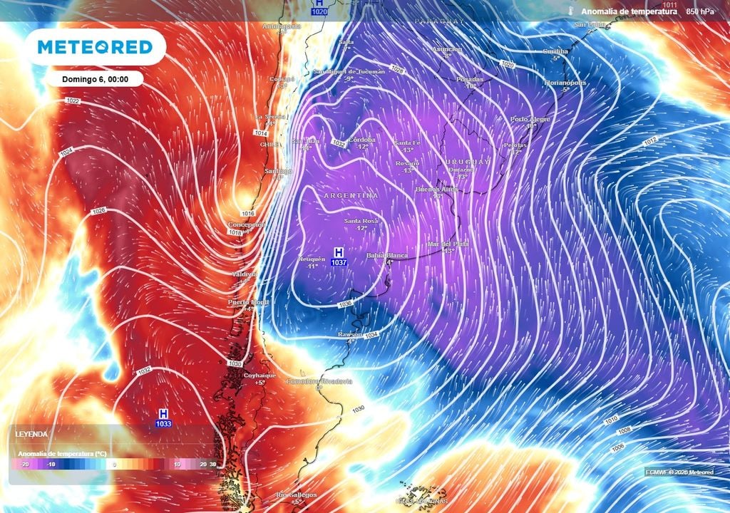 Buenos Aires AMBA tiempo pronóstico clima frío polar fin de semana septiembre Llamativa irrupción de aire frío polar invadirá Argentina este fin de semana.