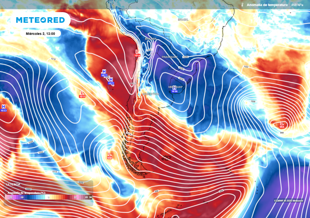 Frio polar Argentina bajas temperaturas SMN récord invierno