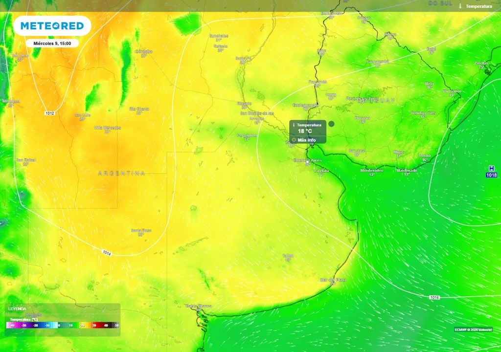 Frío polar septiembre Buenos Aires AMBA tiempo clima pronóstico Más templado se tornará el tiempo para mediados de la próxima semana.