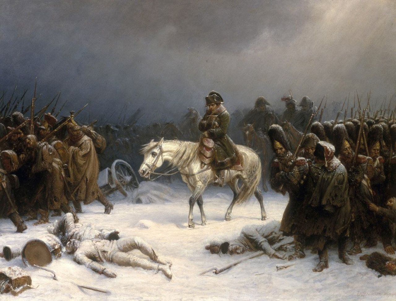 Le général Winter a détruit environ 80 pour cent de la « Grande Armée » de Napoléon !