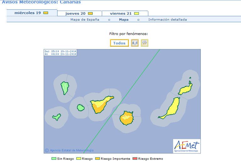 El Gobierno De Canarias Frente Al Temporal De Lluvia Y Viento