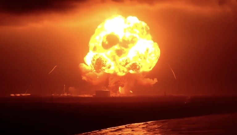 La gran explosi&oacute;n del cohete New Glenn de Blue Origin en Florida, Estados Unidos