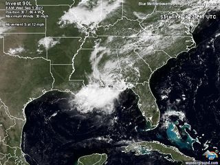 El hijo de Isaac emerge de nuevo al Golfo de México como Invest 90L