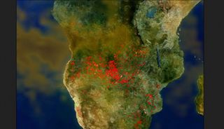 El humo africano fertiliza la selva amazónica y los océanos