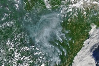 El humo envuelve parte de Siberia