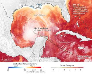 El huracán Delta apunta a la costa del Golfo de EE. UU.