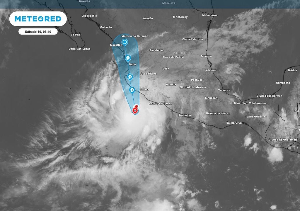 El pronóstico de trayectoria indica que el sistema pudiera impactar como huracán mayor durante el día domingo. El pronóstico de trayectoria indica que el sistema pudiera impactar como huracán mayor durante el día domingo.