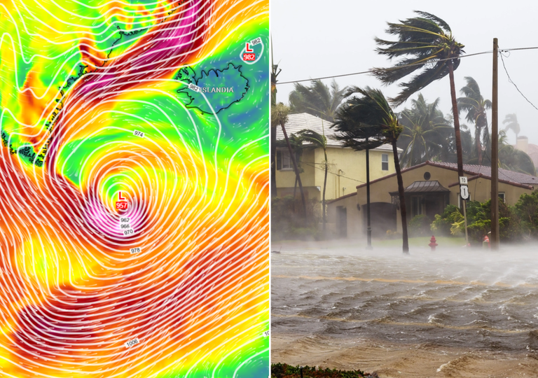 El huracán Melissa se convertirá en una colosal borrasca atlántica que cambiará radicalmente el tiempo de Europa