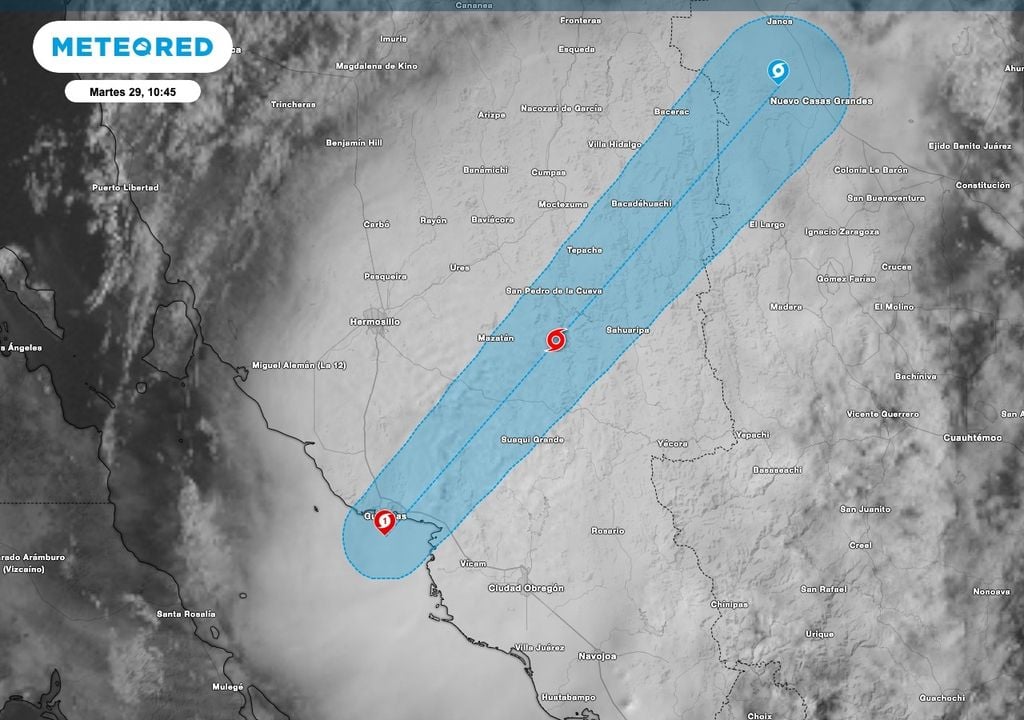 Polo toca tierra por 2da vez en Sonora con furia de huracán y devastadoras lluvias de 200 mm. "Polo" toca tierra por 2da vez en Sonora con furia de huracán cat.1 y devastadoras lluvias de más de 200 mm.