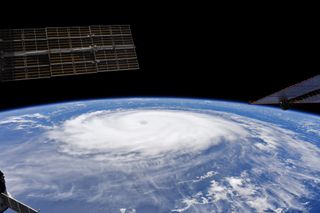 El huracán Sam desde la ISS