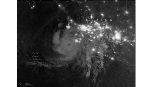 El hurac&aacute;n Sim&oacute;n gener&oacute; ondas de gravedad atmosf&eacute;ricas en niveles altos frente a la costa mexicana