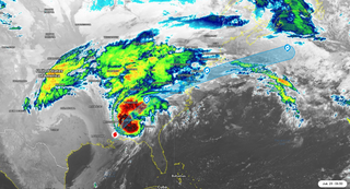 El huracán Zeta impactó en la costa americana del Golfo de México