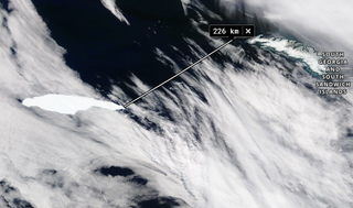 El iceberg A-68A: ¿acertará o fallará?
