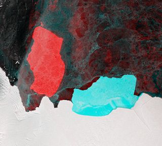 El iceberg D28 contiene 300 mil millones de toneladas de hielo