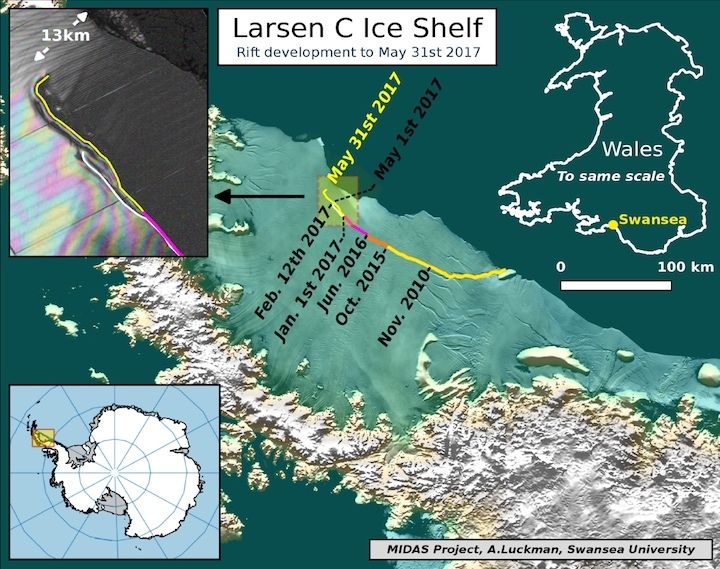 El Iceberg Más Grande Jamás Registrado El Iceberg Más Grande Jamás Registrado