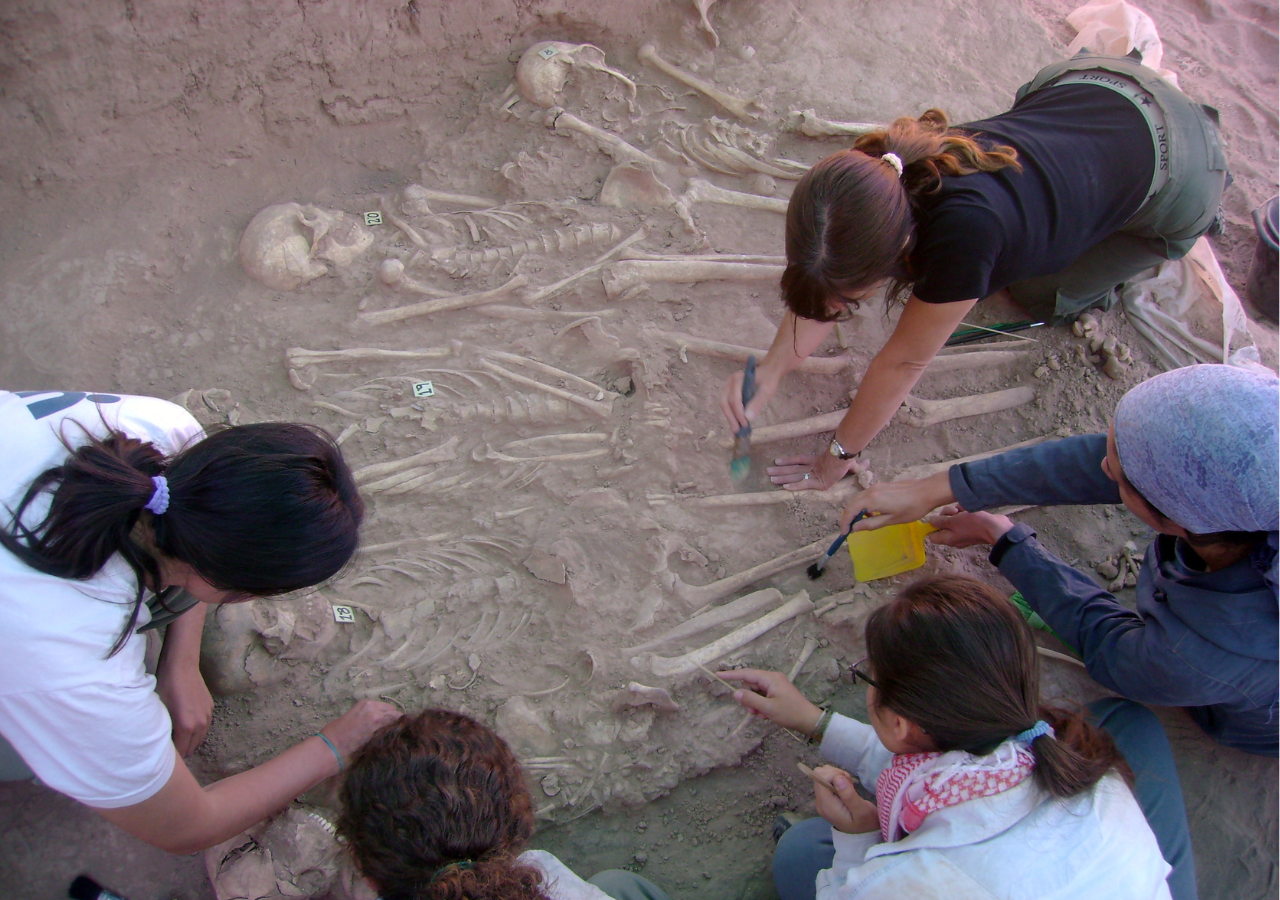 La investigación incluyó estudios genéticos e isotópicos de restos de personas que habitaron en los Andes del Sur hace más de 2.000 años. Gentileza Conicet.