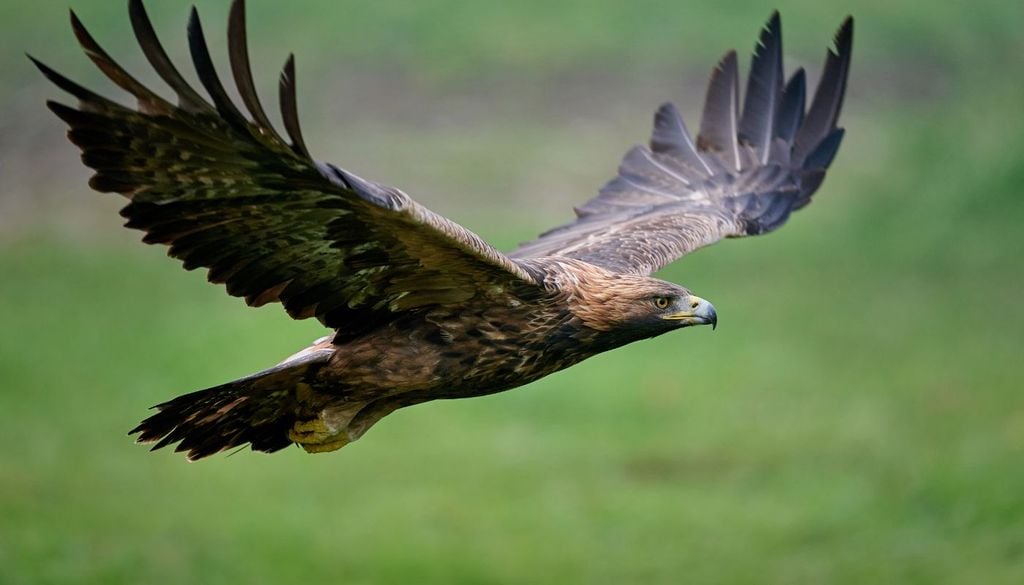 Entre las aves destacan algunas de las grandes rapaces del sureste peninsular, como el águila real