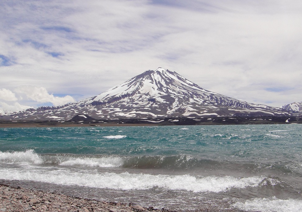 Laguna del Diamante Cordillera de los Andes
