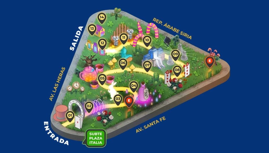 Plano de "Maravillosa Alicia" en el Jardín Botánico de Buenos Aires Plano de "Maravillosa Alicia" en el Jardín Botánico de Buenos Aires