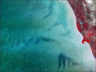El lago Maracaibo visto por el ASTER