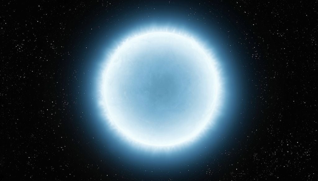 Las enanas blancas sólo pueden sobrevivir hasta un cierto límite de masa: 1.4 veces la masa del Sol.