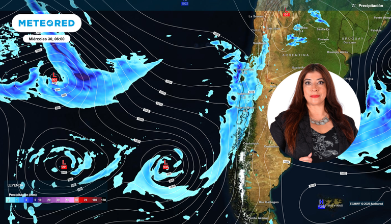 Pamela Henr&iacute;quez anticipa una semana con lluvias, tormentas y nuevo frente con r&iacute;o atmosf&eacute;rico hacia octubre