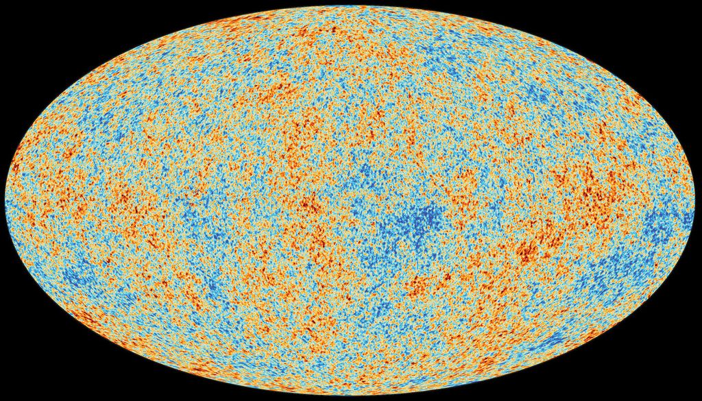 El fondo cósmico de radiación de microondas permea todo el Universo con una temperatura de 2.7 Kelvin.