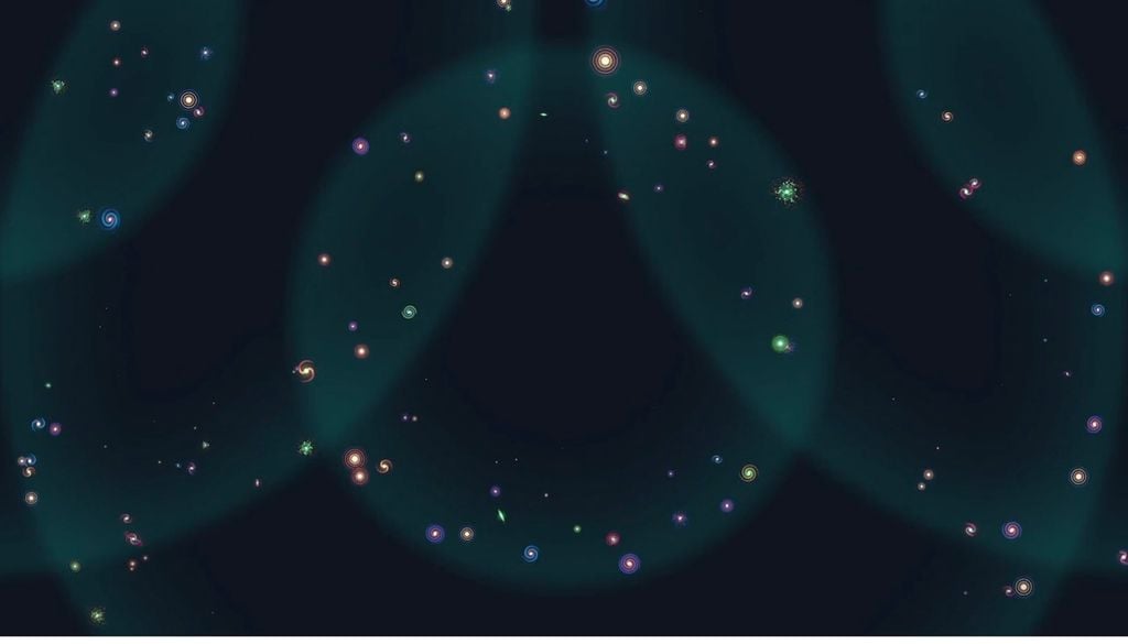 Todas esas anisotropías se cree que fueron las semillas de las galaxias.